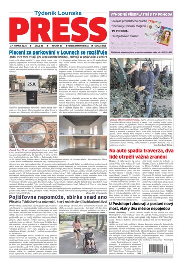 Obálka e-magazínu Lounský press 35/25