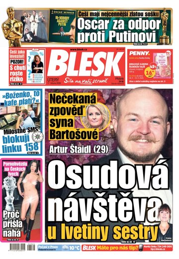 Obálka e-magazínu Blesk 17.3.2026