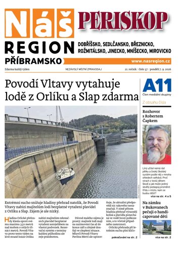 Obálka e-magazínu Náš Region - Příbramsko 37/2026