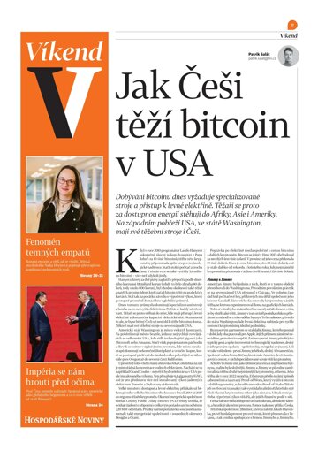 Obálka e-magazínu Hospodářské noviny - příloha Víkend 195 - 9.10.2026 Víkend