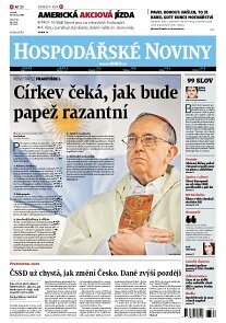 Obálka e-magazínu Hospodářské noviny 052 - 14.3.2013