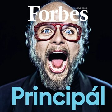 Obálka audioknihy Forbes červenec 2021