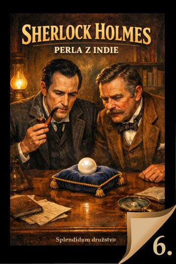 Obálka knihy Sherlock Holmes: Perla z Indie