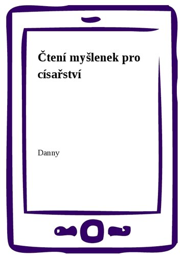 Obálka knihy Čtení myšlenek pro císařství