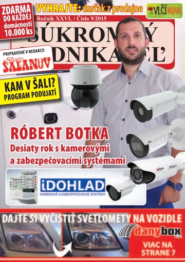 Obálka e-magazínu Súkromný podnikateľ 9/2015