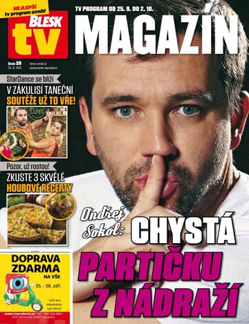 Obálka e-magazínu Příloha Blesk Tv magazín - 25.9.2015