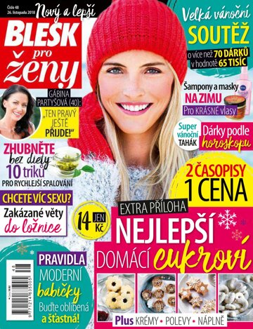 Obálka e-magazínu Blesk pro ženy 26.11.2018