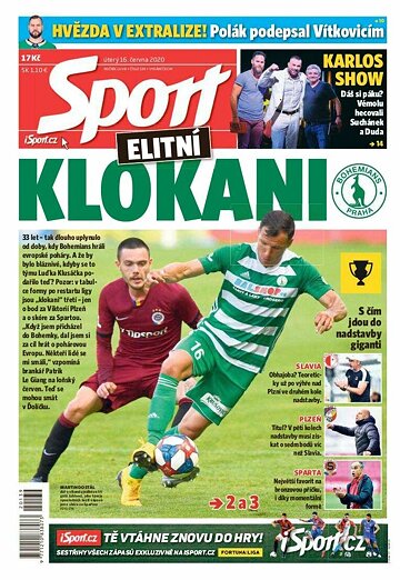 Obálka e-magazínu Sport 16.6.2020