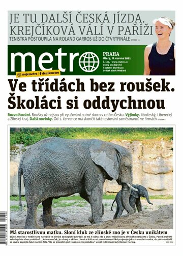 Obálka e-magazínu deník METRO 8.6.2021