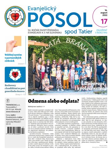 Obálka e-magazínu Evanjelický posol spod Tatier 17/2022