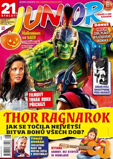 Obálka e-magazínu 21. století JUNIOR 8/17