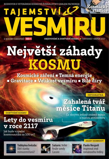 Obálka e-magazínu Tajemství Vesmíru 7-8/2017