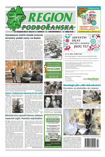 Obálka e-magazínu Region Podbořanska 47/2022