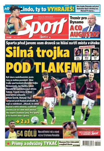 Obálka e-magazínu Sport 23.1.2024