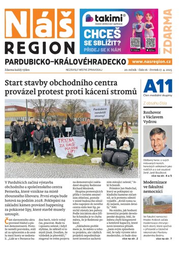 Obálka e-magazínu Náš Region - Pardubicko/Královéhradecko 16/2025