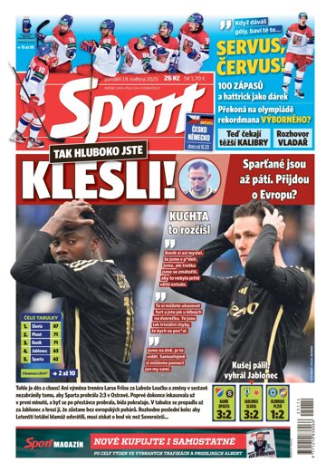 Obálka e-magazínu Sport 19.5.2025