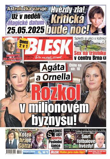 Obálka e-magazínu Blesk 24.5.2025