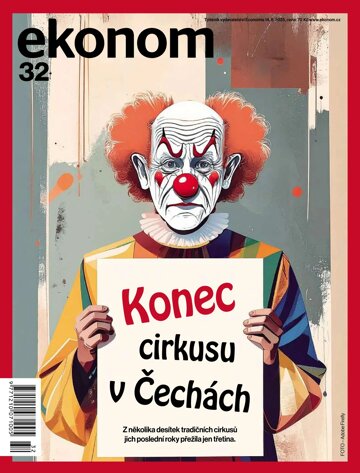 Obálka e-magazínu Ekonom 32 - 14.8.2025