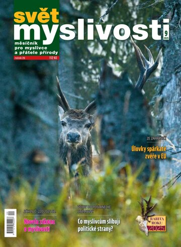 Obálka e-magazínu SVĚT MYSLIVOSTI 9/2025