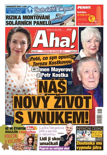 Obálka e-magazínu AHA! 15.10.2025
