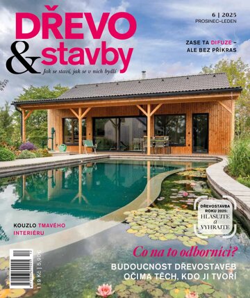 Obálka e-magazínu DŘEVO&stavby 6/2025