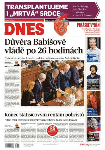 Obálka e-magazínu MF Dnes 16.1.2026