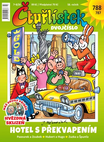 Obálka e-magazínu Čtyřlístek 7-8/2026