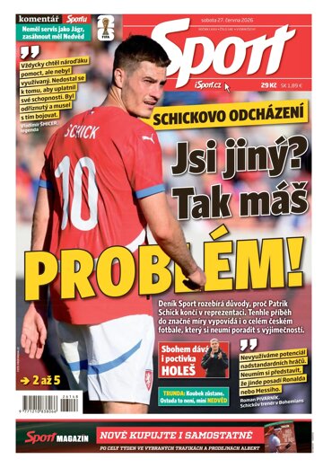 Obálka e-magazínu Sport 27.6.2026
