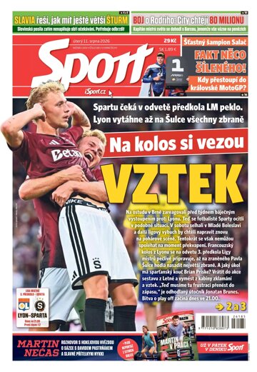 Obálka e-magazínu Sport 11.8.2026