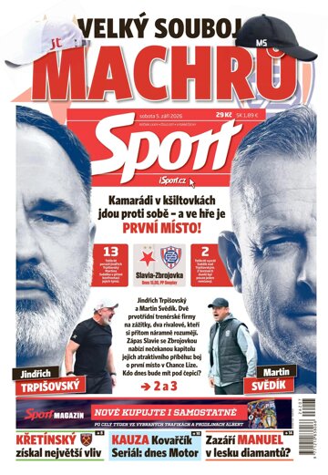 Obálka e-magazínu Sport 5.9.2026