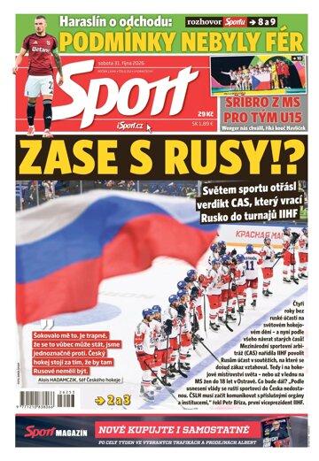 Obálka e-magazínu Sport 31.10.2026