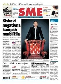 Obálka e-magazínu SME 12.3.2014