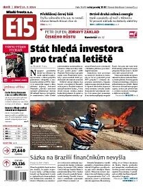 Obálka e-magazínu E15 15.7.2014