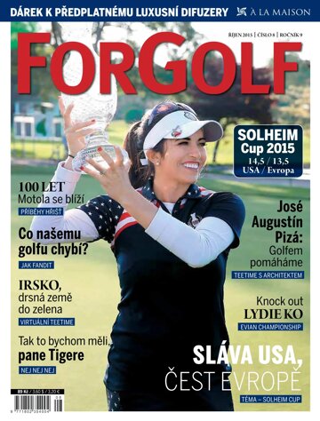 Obálka e-magazínu ForGolf 10/2015