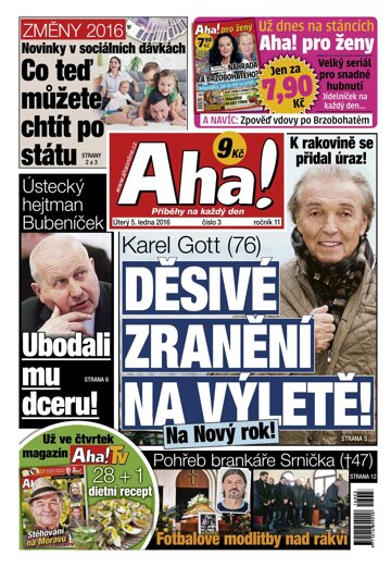 Obálka e-magazínu AHA! 5.1.2016