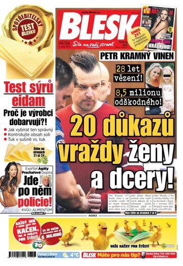 Obálka e-magazínu Blesk 8.1.2016