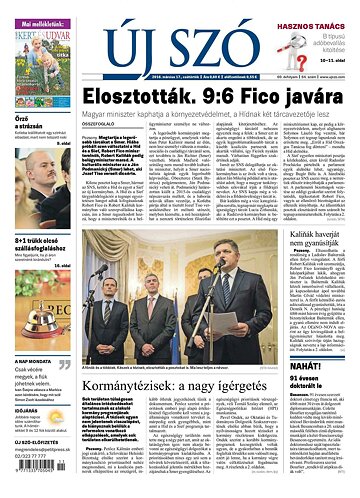 Obálka e-magazínu Új Szó 17.3.2016