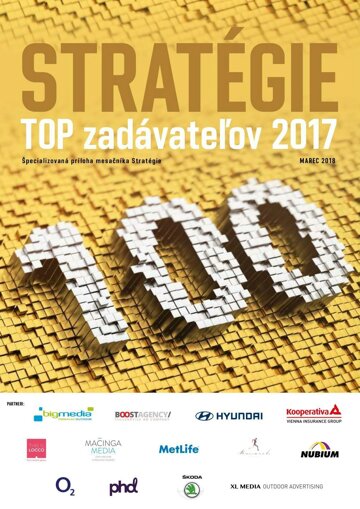 Obálka e-magazínu TOP 100 zadávateľov 2017