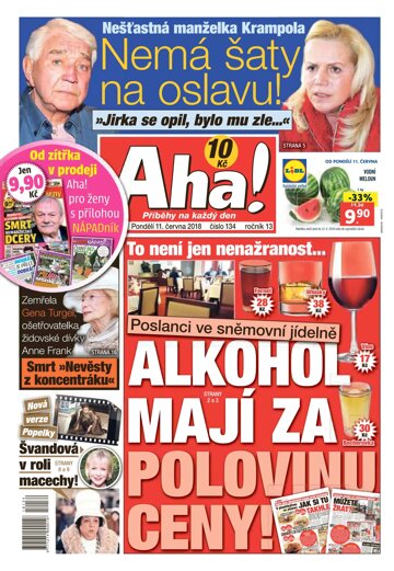 Obálka e-magazínu AHA! 11.6.2018