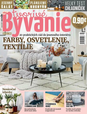 Obálka e-magazínu Tvorivé bývanie 2018 05