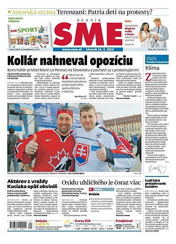 Obálka e-magazínu SME 14.5.2019