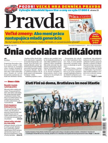 Obálka e-magazínu Pravda 28. 5. 2019