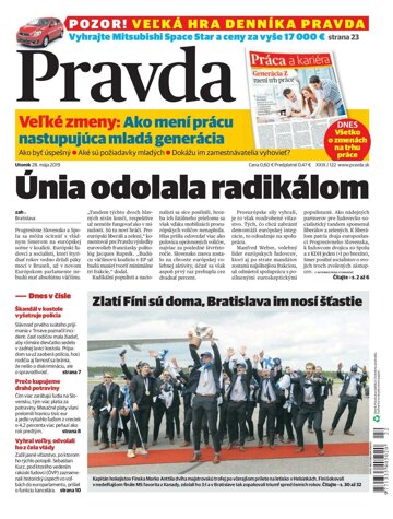 Obálka e-magazínu Pravda 28. 5. 2019