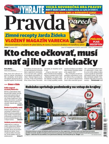 Obálka e-magazínu Pravda 15. 1. 2021