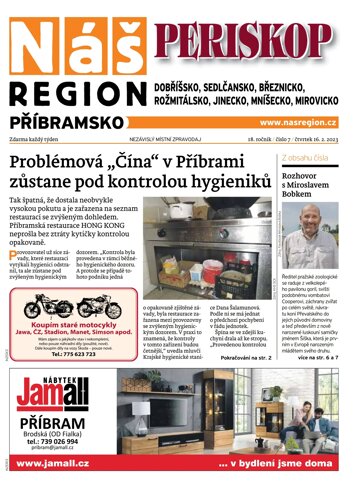 Obálka e-magazínu Náš Region - Příbramsko 7/2023