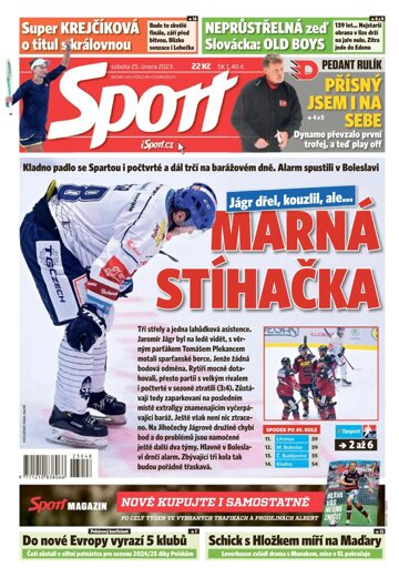 Obálka e-magazínu Sport 25.2.2023