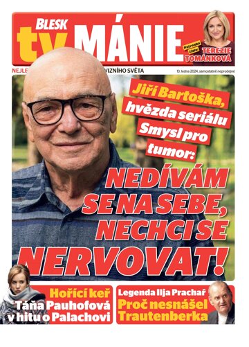 Obálka e-magazínu Blesk Tv manie 13.1.2024