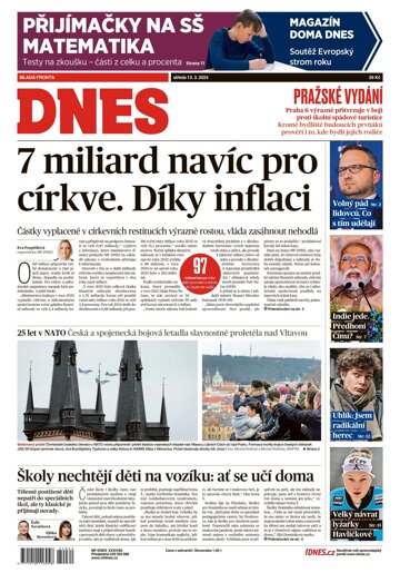 Obálka e-magazínu MF Dnes 13.3.2024