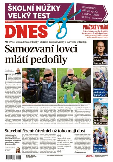 Obálka e-magazínu MF Dnes 20.8.2024