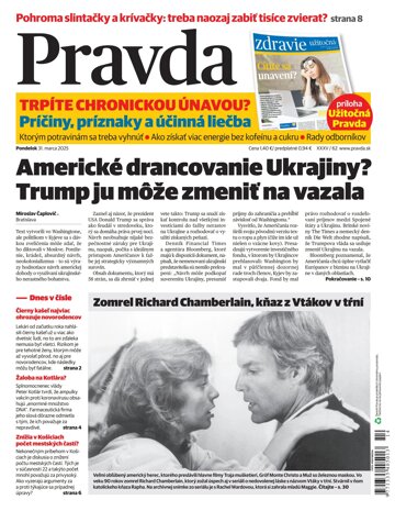 Obálka e-magazínu Pravda 31. 03. 2025